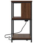 Casa si Gradina - Mobilier - Comode si corpuri - Noptiere - Noptiera stejar brun 38 x 31 x 61 cm Lemn compozit - Infinity.ro