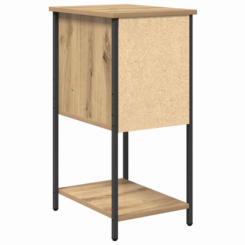 Casa si Gradina - Mobilier - Comode si corpuri - Noptiere - Noptiera cu sertar stejar artizanal 32 x 42 x 70 cm - Infinity.ro