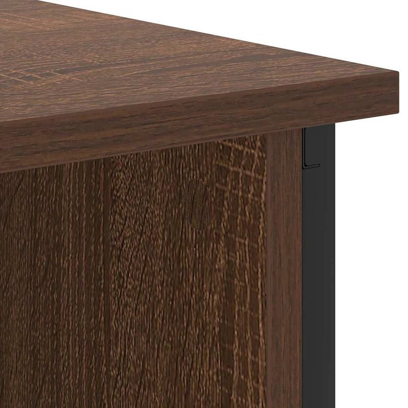 Casa si Gradina - Mobilier - Comode si corpuri - Noptiere - Noptiera stejar brun 38 x 31 x 61 cm Lemn compozit - Infinity.ro