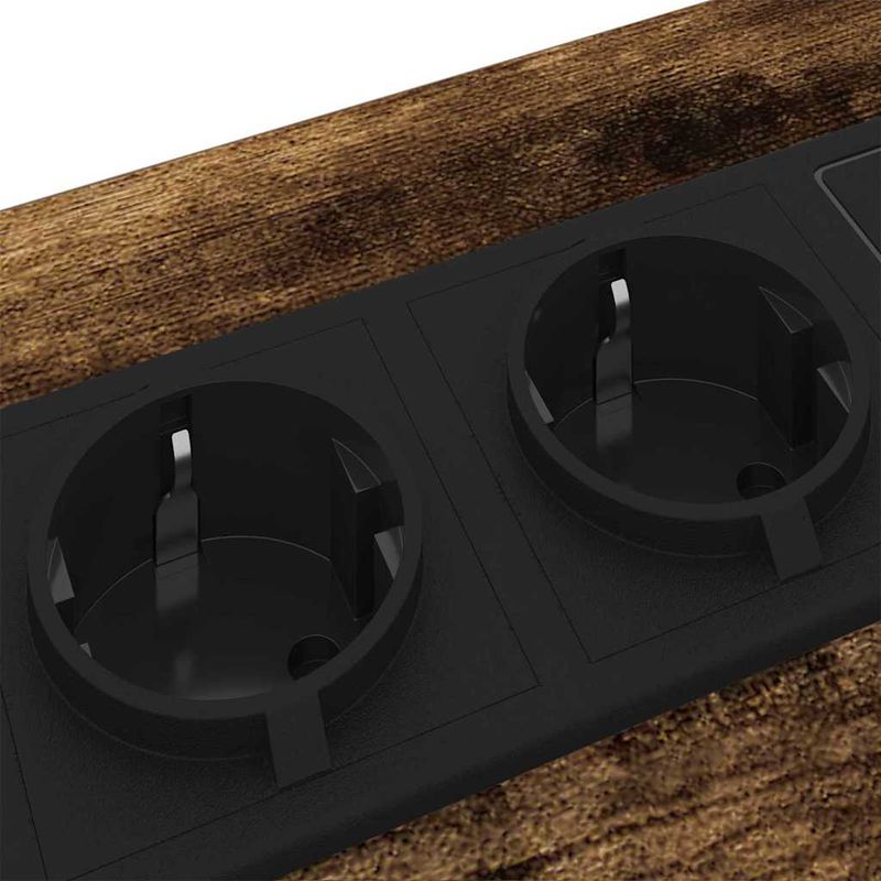 Casa si Gradina - Mobilier - Comode si corpuri - Noptiere - Noptiera 2 pcs stejar afumat 41.5 x 40.5 x 55 cm - Infinity.ro