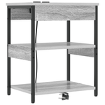 Casa si Gradina - Mobilier - Comode si corpuri - Noptiere - Noptiera sonoma gri 41 x 31 x 51 cm Lemn compozit - Infinity.ro