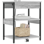 Casa si Gradina - Mobilier - Comode si corpuri - Noptiere - Noptiera sonoma gri 41 x 31 x 51 cm Lemn compozit - Infinity.ro