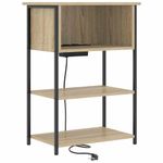 Casa si Gradina - Mobilier - Comode si corpuri - Noptiere - Noptiera stejar sonoma 55 x 31 x 76 cm Lemn compozit - Infinity.ro