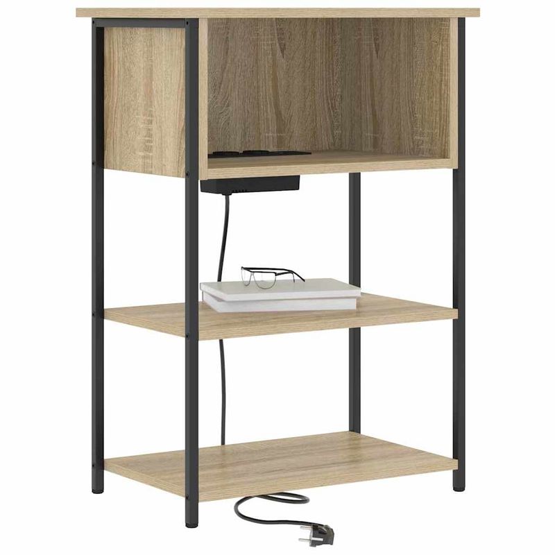 Casa si Gradina - Mobilier - Comode si corpuri - Noptiere - Noptiera stejar sonoma 55 x 31 x 76 cm Lemn compozit - Infinity.ro