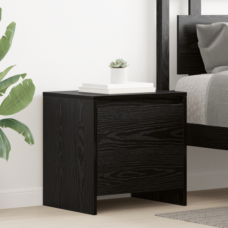 Casa si Gradina - Mobilier - Comode si corpuri - Noptiere - Noptiera stejar negru 45 x 34 x 44.5 cm Lemn compozit - Infinity.ro