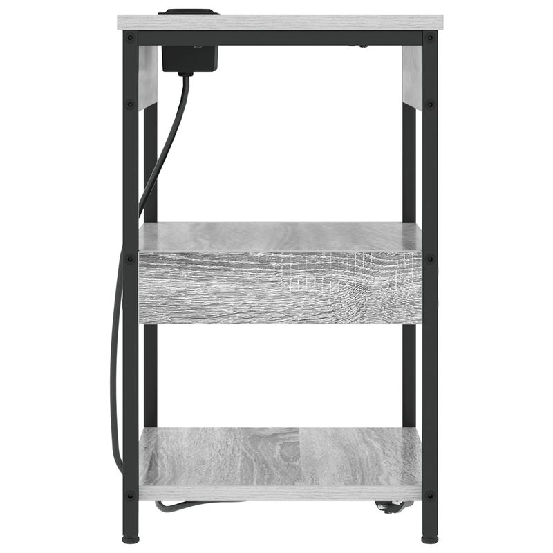 Casa si Gradina - Mobilier - Comode si corpuri - Noptiere - Noptiera sonoma gri 41 x 31 x 51 cm Lemn compozit - Infinity.ro