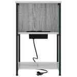 Casa si Gradina - Mobilier - Comode si corpuri - Noptiere - Noptiera sonoma gri 38 x 31 x 61 cm Lemn compozit - Infinity.ro