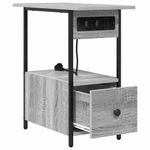 Casa si Gradina - Mobilier - Comode si corpuri - Noptiere - Noptiera sonoma gri 60 x 30 x 61 cm Lemn compozit - Infinity.ro