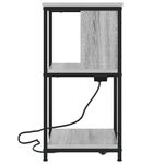 Casa si Gradina - Mobilier - Comode si corpuri - Noptiere - Noptiera sonoma gri 38 x 31 x 61 cm Lemn compozit - Infinity.ro