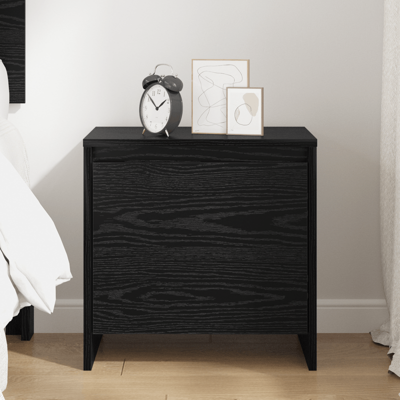 Casa si Gradina - Mobilier - Comode si corpuri - Noptiere - Noptiera stejar negru 45 x 34 x 44.5 cm Lemn compozit - Infinity.ro