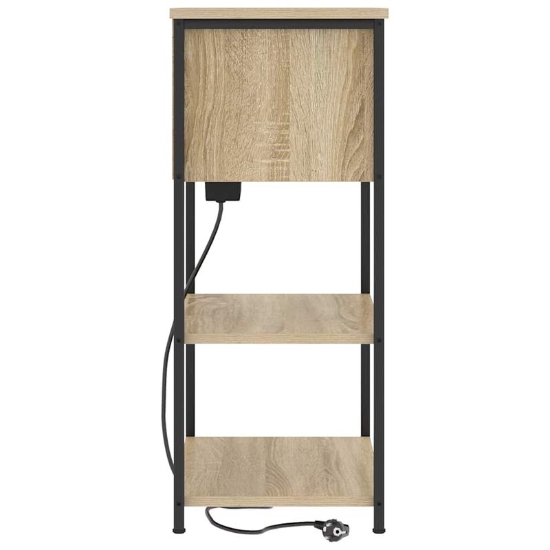 Casa si Gradina - Mobilier - Comode si corpuri - Noptiere - Noptiera stejar sonoma 55 x 31 x 76 cm Lemn compozit - Infinity.ro