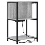 Casa si Gradina - Mobilier - Comode si corpuri - Noptiere - Noptiera sonoma gri 38 x 31 x 61 cm Lemn compozit - Infinity.ro