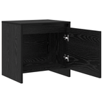 Casa si Gradina - Mobilier - Comode si corpuri - Noptiere - Noptiera stejar negru 45 x 34 x 44.5 cm Lemn compozit - Infinity.ro