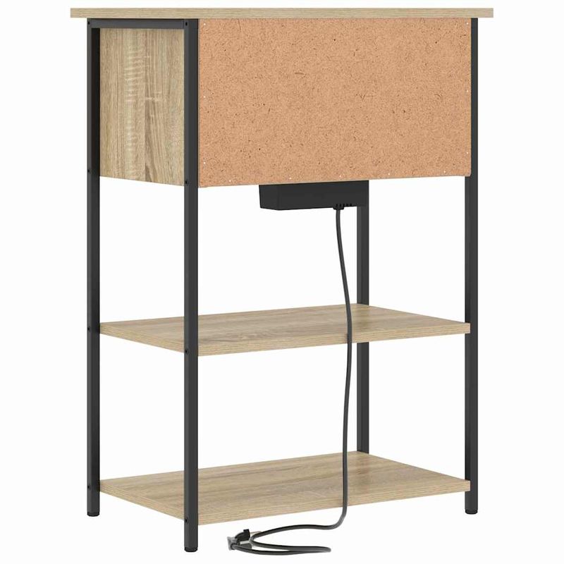 Casa si Gradina - Mobilier - Comode si corpuri - Noptiere - Noptiera stejar sonoma 55 x 31 x 76 cm Lemn compozit - Infinity.ro