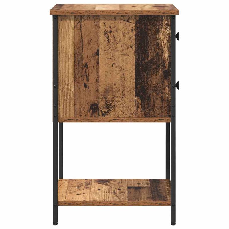 Casa si Gradina - Mobilier - Comode si corpuri - Noptiere - Noptiera cu sertar 2 pcs Lemn vechi 32 x 42 x 70 cm - Infinity.ro