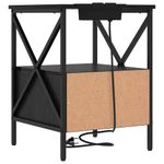 Casa si Gradina - Mobilier - Comode si corpuri - Noptiere - Noptiera stejar negru 41.5 x 40.5 x 55 cm Lemn compozit - Infinity.ro