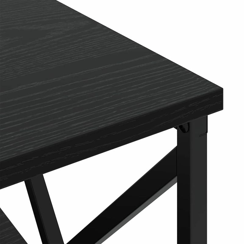 Casa si Gradina - Mobilier - Comode si corpuri - Noptiere - Noptiera stejar negru 41.5 x 40.5 x 55 cm Lemn compozit - Infinity.ro
