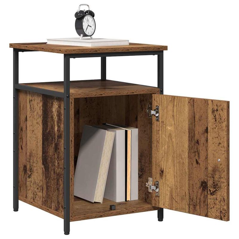 Casa si Gradina - Mobilier - Comode si corpuri - Noptiere - Noptiera 2 pcs Lemn vechi Lemn compozit - Infinity.ro