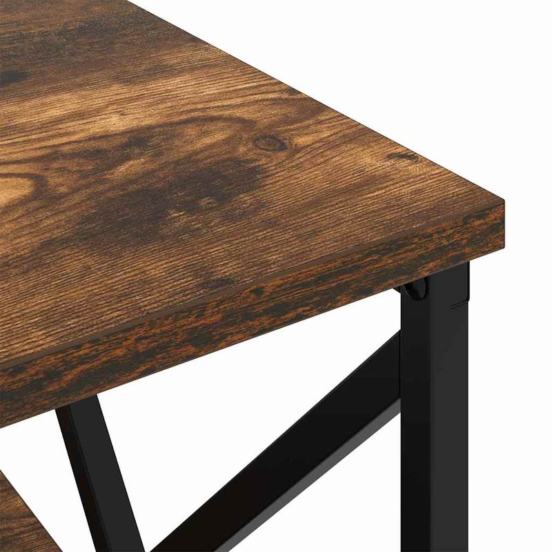 Casa si Gradina - Mobilier - Comode si corpuri - Noptiere - Noptiera stejar afumat 41.5 x 40.5 x 55 cm Lemn compozit - Infinity.ro