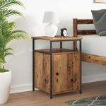 Casa si Gradina - Mobilier - Comode si corpuri - Noptiere - Noptiera 2 pcs Lemn vechi Lemn compozit - Infinity.ro