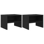 Casa si Gradina - Mobilier - Comode si corpuri - Noptiere - Noptiera 2 pcs stejar negru 40 x 30 x 30 cm - Infinity.ro