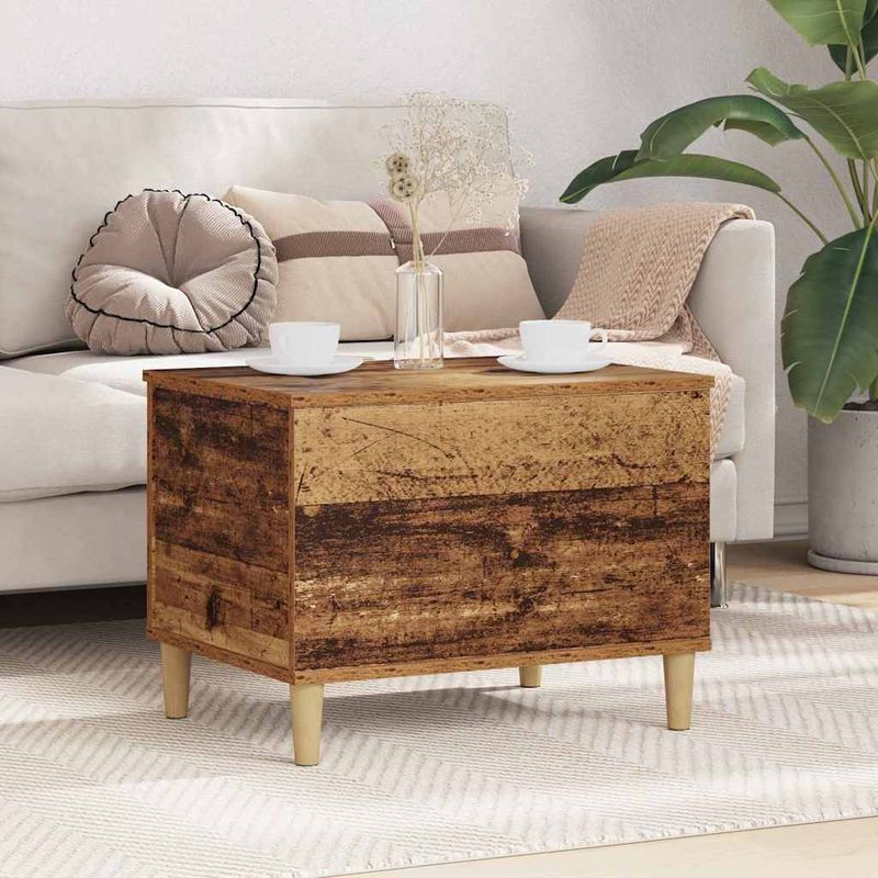 Casa si Gradina - Mobilier - Mese si birouri - Masute de cafea - Noptiera Lemn vechi 60 x 44.5 x 45 cm Lemn compozit - Infinity.ro