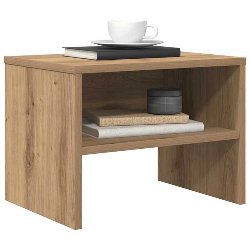 Casa si Gradina - Mobilier - Comode si corpuri - Noptiere - Noptiera stejar artizanal 40 x 30 x 30 cm Lemn compozit - Infinity.ro