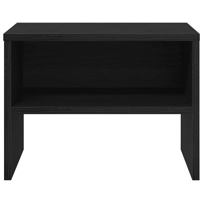 Casa si Gradina - Mobilier - Comode si corpuri - Noptiere - Noptiera stejar negru 40 x 30 x 30 cm Lemn compozit - Infinity.ro