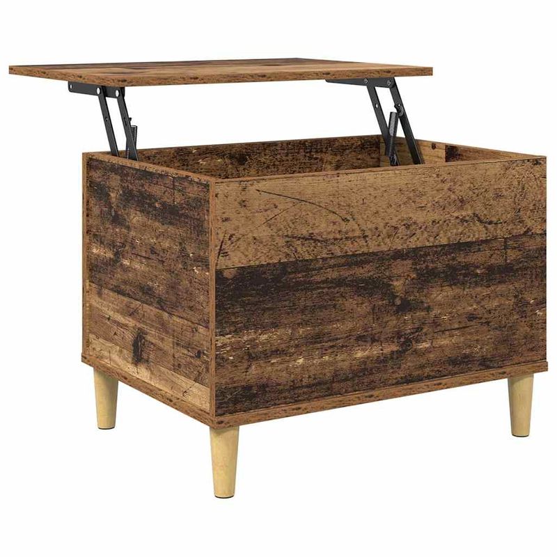 Casa si Gradina - Mobilier - Mese si birouri - Masute de cafea - Noptiera Lemn vechi 60 x 44.5 x 45 cm Lemn compozit - Infinity.ro