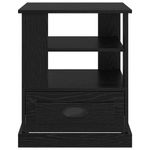 Casa si Gradina - Mobilier - Mese si birouri - Mese living - Noptiera stejar negru 50 x 50 x 60 cm Lemn compozit - Infinity.ro