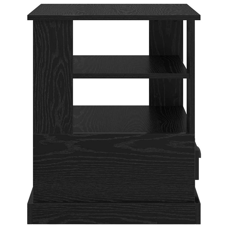 Casa si Gradina - Mobilier - Mese si birouri - Mese living - Noptiera stejar negru 50 x 50 x 60 cm Lemn compozit - Infinity.ro