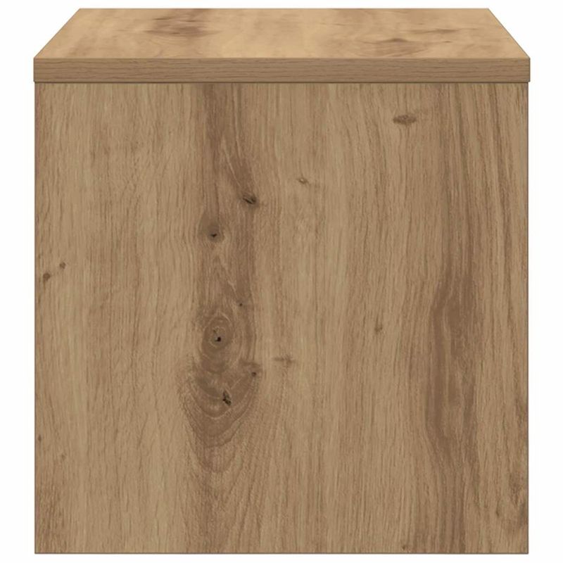 Casa si Gradina - Mobilier - Comode si corpuri - Noptiere - Noptiera stejar artizanal 40 x 30 x 30 cm Lemn compozit - Infinity.ro