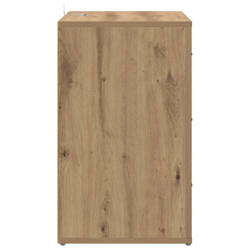 Casa si Gradina - Mobilier - Comode si corpuri - Noptiere - Noptiera stejar artizanal 50 x 36 x 60 cm Lemn compozit - Infinity.ro