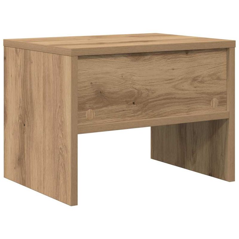 Casa si Gradina - Mobilier - Comode si corpuri - Noptiere - Noptiera stejar artizanal 40 x 30 x 30 cm Lemn compozit - Infinity.ro