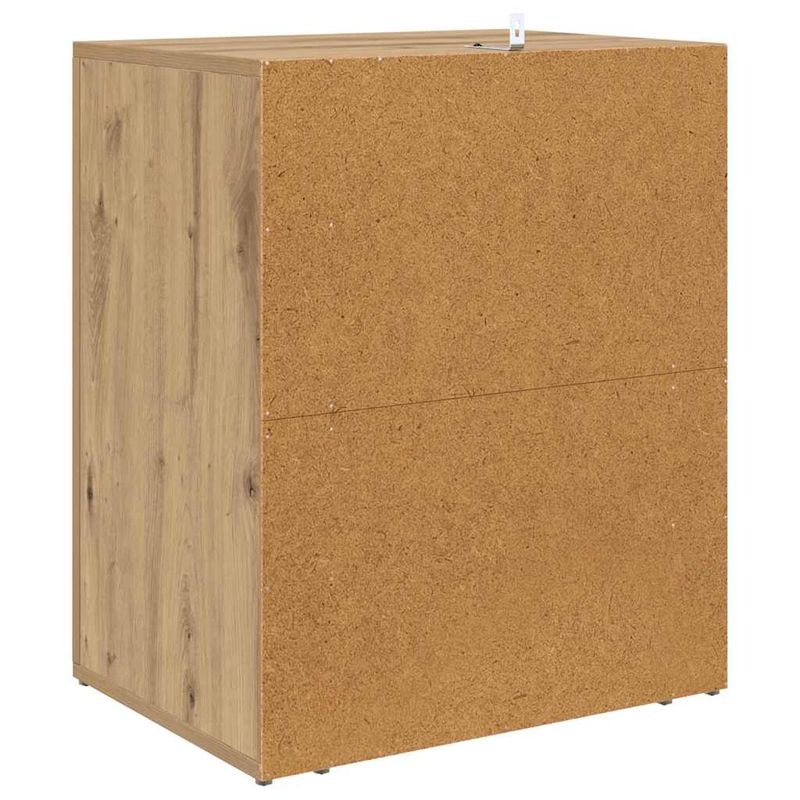 Casa si Gradina - Mobilier - Comode si corpuri - Noptiere - Noptiera stejar artizanal 50 x 36 x 60 cm Lemn compozit - Infinity.ro