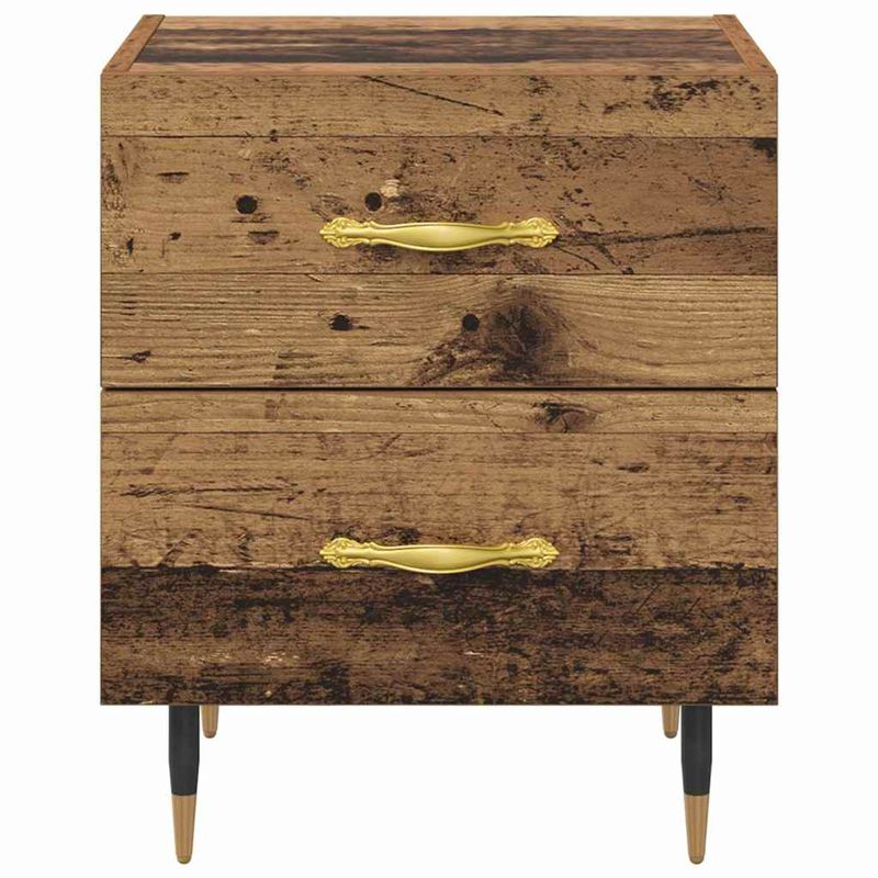 Casa si Gradina - Mobilier - Comode si corpuri - Noptiere - Noptiera cu sertar 2 pcs Lemn vechi 40 x 35 x 47.5 cm - Infinity.ro
