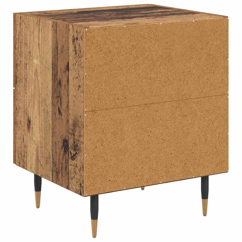 Casa si Gradina - Mobilier - Comode si corpuri - Noptiere - Noptiera cu sertar 2 pcs Lemn vechi 40 x 35 x 47.5 cm - Infinity.ro
