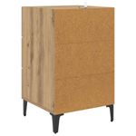 Casa si Gradina - Mobilier - Comode si corpuri - Noptiere - Noptiera stejar artizanal 40 x 40 x 66 cm Lemn compozit - Infinity.ro