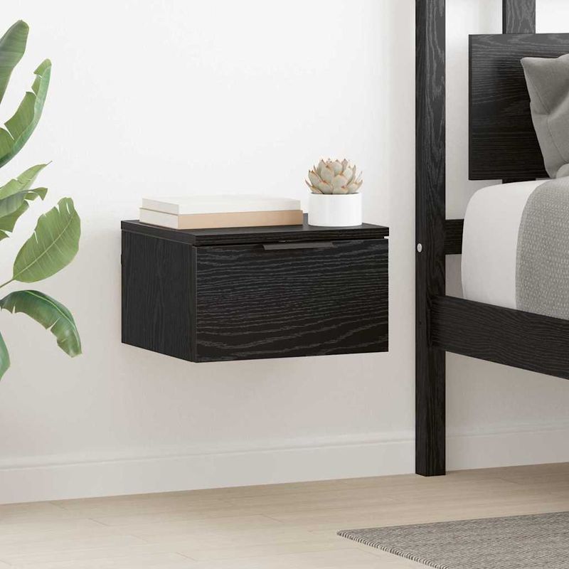 Casa si Gradina - Mobilier - Comode si corpuri - Noptiere - Noptiera cu sertar 2 pcs stejar negru 34 x 30 x 20 cm - Infinity.ro