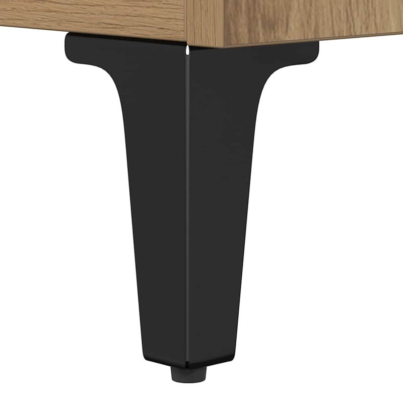 Casa si Gradina - Mobilier - Comode si corpuri - Noptiere - Noptiera stejar artizanal 40 x 40 x 66 cm Lemn compozit - Infinity.ro