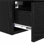 Casa si Gradina - Mobilier - Comode si corpuri - Noptiere - Noptiera stejar negru 34 x 30 x 20 cm Lemn compozit - Infinity.ro