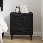 Casa si Gradina - Mobilier - Comode si corpuri - Noptiere - Noptiera Stejar negru 40 x 35 x 47.5 cm Lemn compozit - Infinity.ro