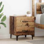 Casa si Gradina - Mobilier - Comode si corpuri - Noptiere - Noptiera 2 pcs Lemn vechi 40 x 35 x 47.5 cm Lemn compozit - Infinity.ro