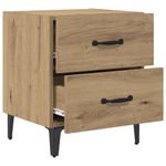 Casa si Gradina - Mobilier - Comode si corpuri - Noptiere - Noptiera stejar artizanal 40 x 35 x 47.5 cm Lemn compozit - Infinity.ro
