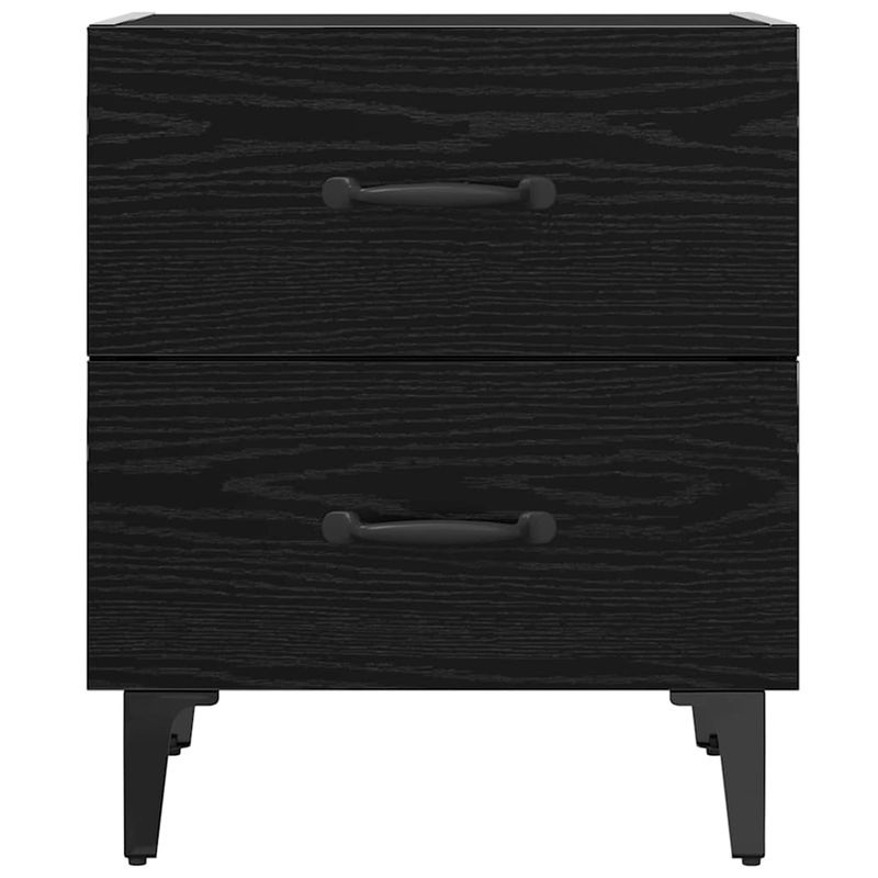 Casa si Gradina - Mobilier - Comode si corpuri - Noptiere - Noptiera Stejar negru 40 x 35 x 47.5 cm Lemn compozit - Infinity.ro