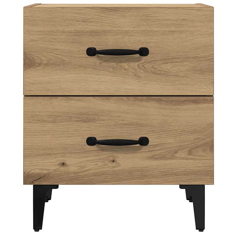 Casa si Gradina - Mobilier - Comode si corpuri - Noptiere - Noptiera stejar artizanal 40 x 35 x 47.5 cm Lemn compozit - Infinity.ro