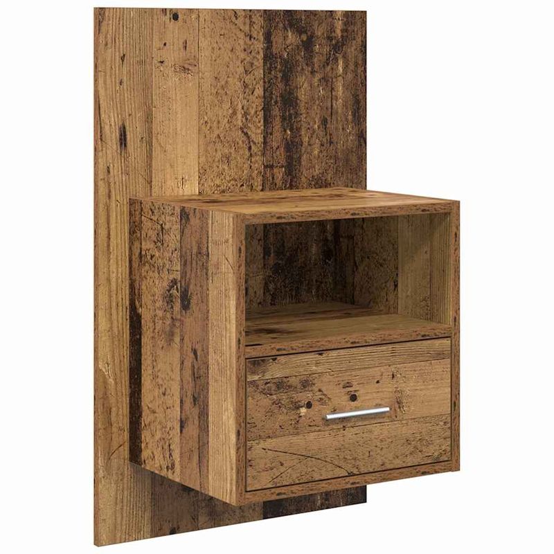 Casa si Gradina - Mobilier - Comode si corpuri - Noptiere - Noptiera 2 pcs Lemn vechi 48.5 x 32.5 x 80 cm Lemn compozit - Infinity.ro