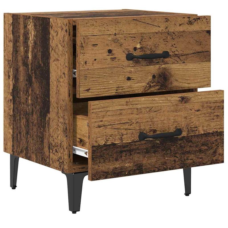 Casa si Gradina - Mobilier - Comode si corpuri - Noptiere - Noptiera 2 pcs Lemn vechi 40 x 35 x 47.5 cm Lemn compozit - Infinity.ro