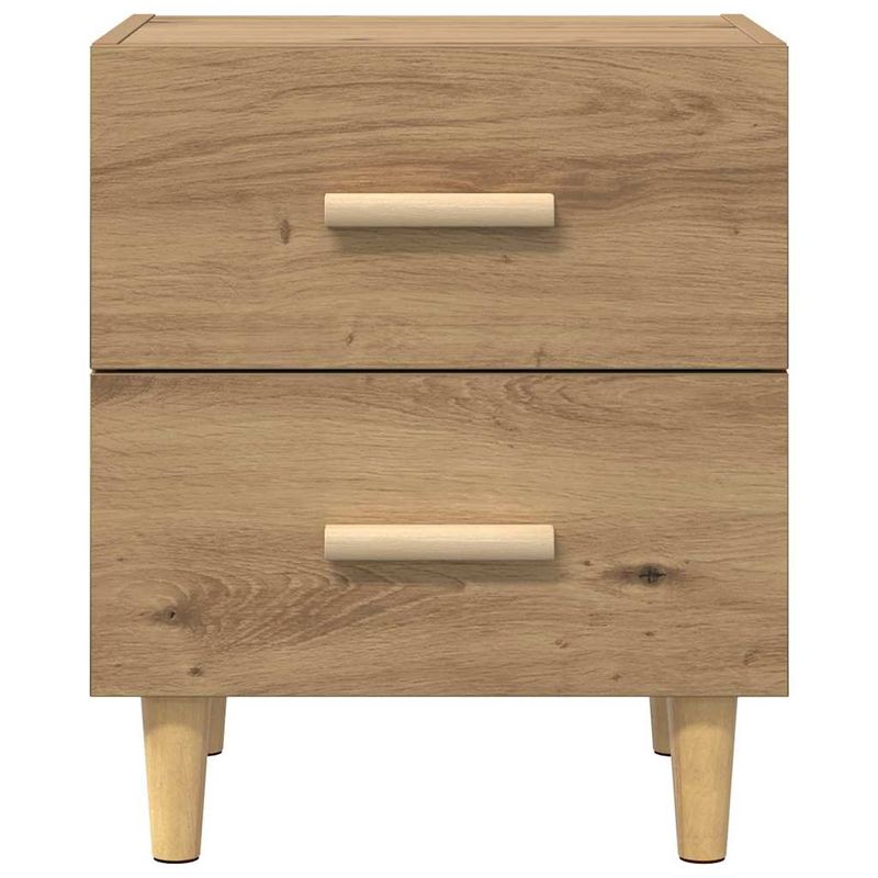 Casa si Gradina - Mobilier - Comode si corpuri - Noptiere - Noptiera cu sertar 2 pcs stejar artizanal 40 x 35 x 47.5 cm - Infinity.ro
