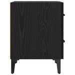 Casa si Gradina - Mobilier - Comode si corpuri - Noptiere - Noptiera Stejar negru 40 x 35 x 47.5 cm Lemn compozit - Infinity.ro